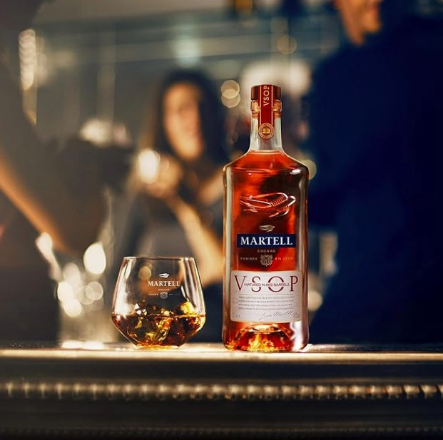 SHOP24 MARTELL VSOP red barrel 700ml (6 bottles) with gift box Cognac France Luscious fruit notes with hints of wood & soft spices 100% Authentic
