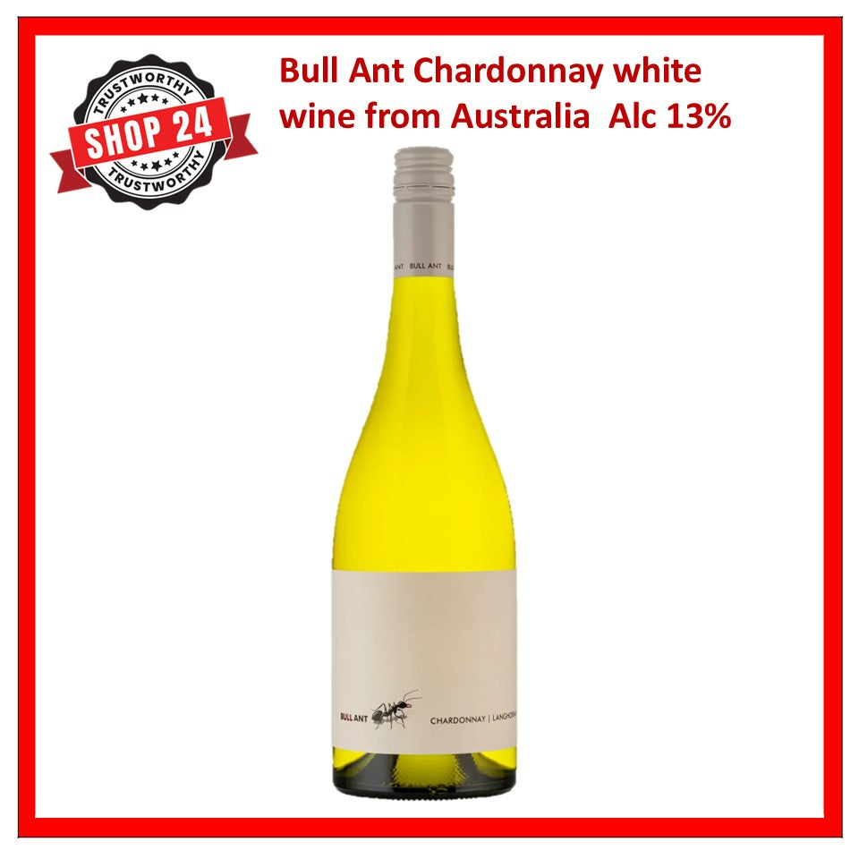 SHOP24 Bull Ant Chardonnay Lake Breeze Bullant Chardonnay from Australia fresh and vibrant palate with flavours of melon and long dry finish Abv 13%