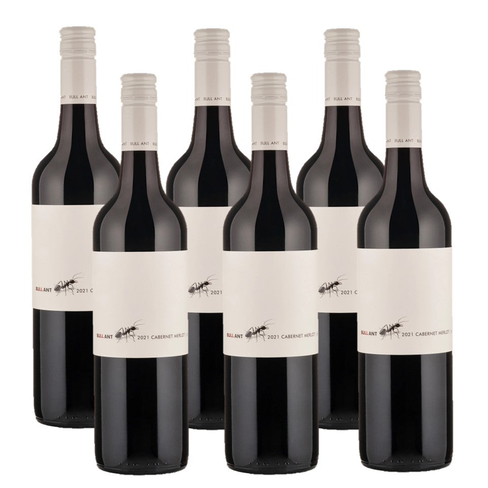 SHOP24 Bull Ant Merlot Lake Breeze Bullant Cabernet Merlot(6 bottles) from Australia famous old vines wine district smooth and offers a lovely soft finish with polished tannins Abv 14%