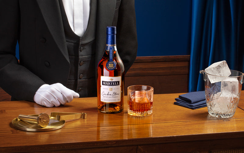 SHOP24 Martell Cordon Bleu Cognac 70cl - Exceptionally Rounded, Mellow Sensation with Gift Box 100% Authentic