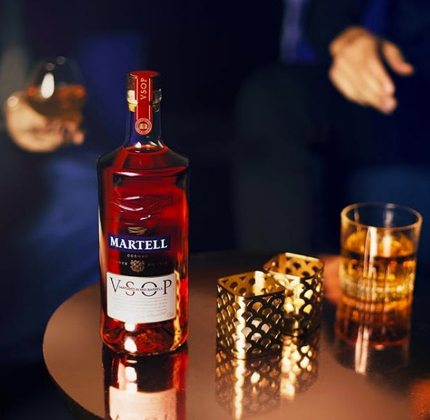 SHOP24 MARTELL VSOP red barrel 700ml (6 bottles) with gift box Cognac France Luscious fruit notes with hints of wood & soft spices 100% Authentic
