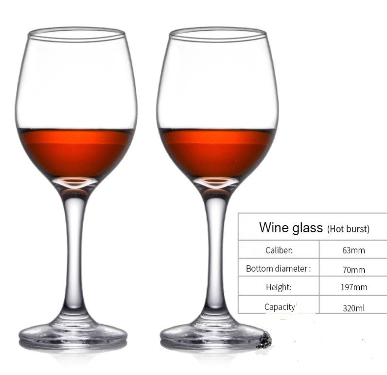 SHOP24 Crystal glass wine decanter red wine pourer container lead-free crystal glass material personality wake-up wine jug 1500ml with 6 pieces 320ml wine glasses