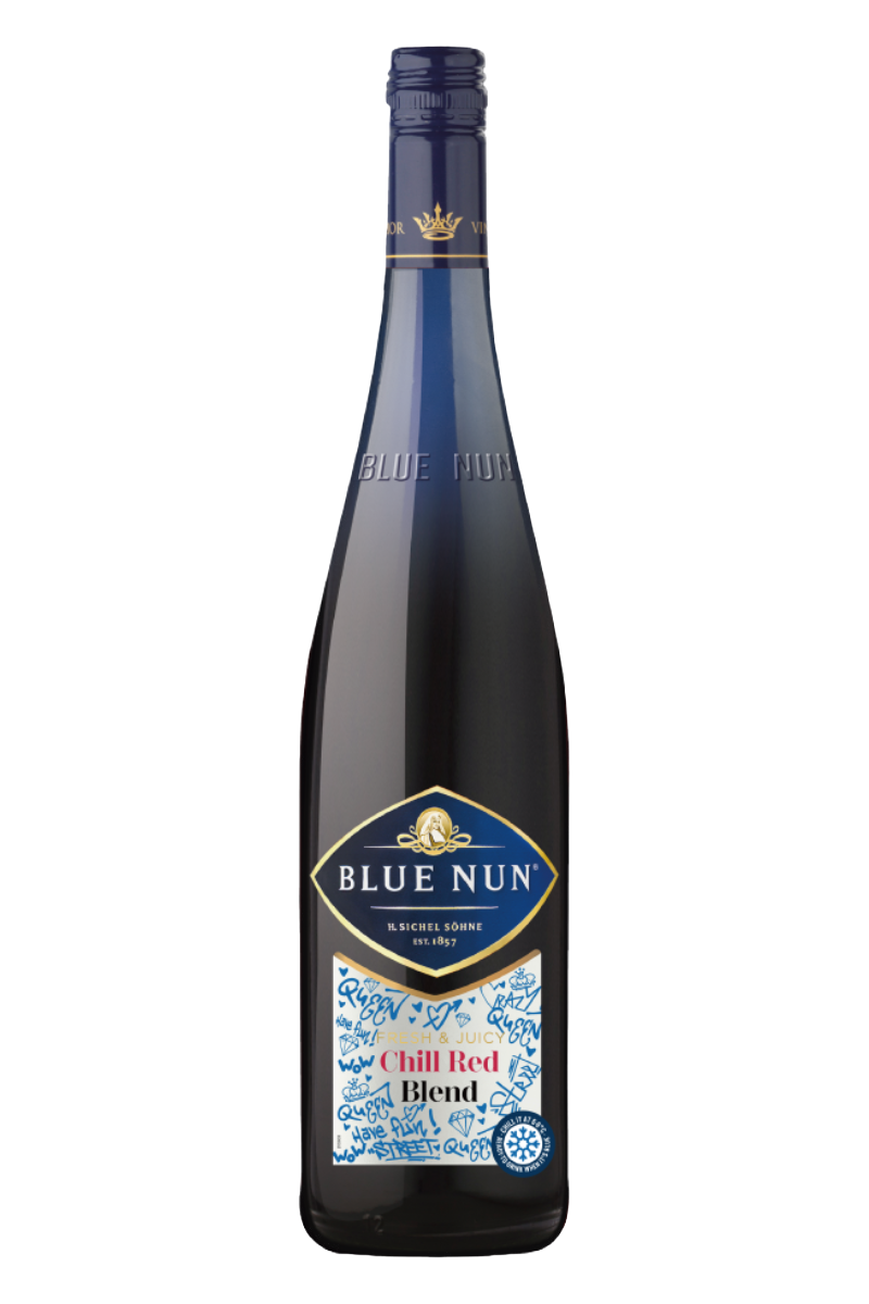 SHOP24 Blue Nun Chill Red Blend Fruity German red wine best choice for all occasions celebration and gathering 11% Vol