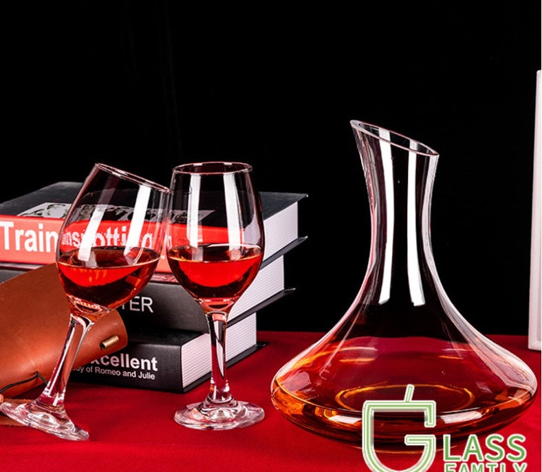 SHOP24 BAO XING high grade 6 pieces lead free crystal red and white wine glasses improved breakage resistance 350ml