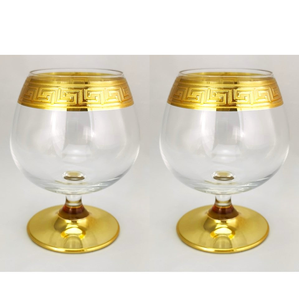 Shop24 STONE ISLAND(石岛) Venice Series lead-free crystal brandy glass (威尼斯系列白兰地杯) 2 pieces x 412ml