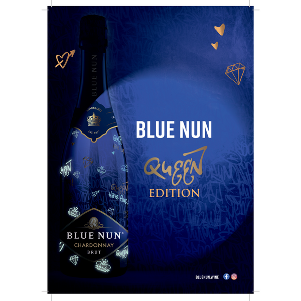 Shop24 Blue Nun Chardonnay Brut is a Sparkling Queen Edition white wine (2 bottles) your best choice for all occasions celebration and gathering 11% vol