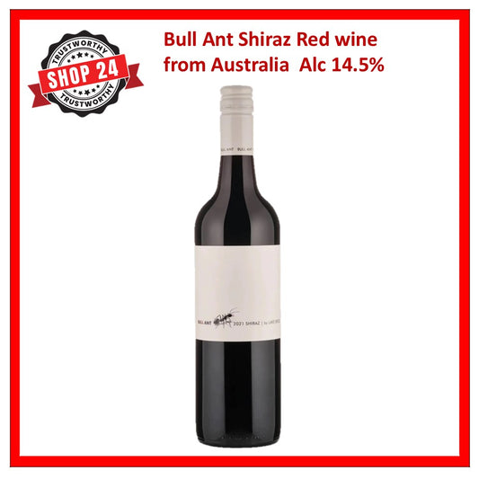 SHOP24 Bull Ant Merlot Lake Breeze Bullant Shiraz from Australia famous old vines wine district smooth and offers a lovely soft finish with polished tannins Abv 14.5%