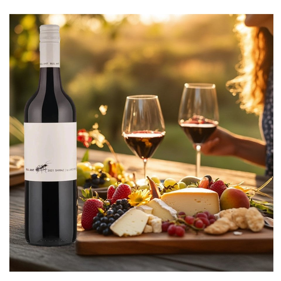 SHOP24 Bull Ant Merlot Lake Breeze Bullant Cabernet Merlot(2 bottles) from Australia famous old vines wine district smooth and offers a lovely soft finish with polished tannins Abv 14%