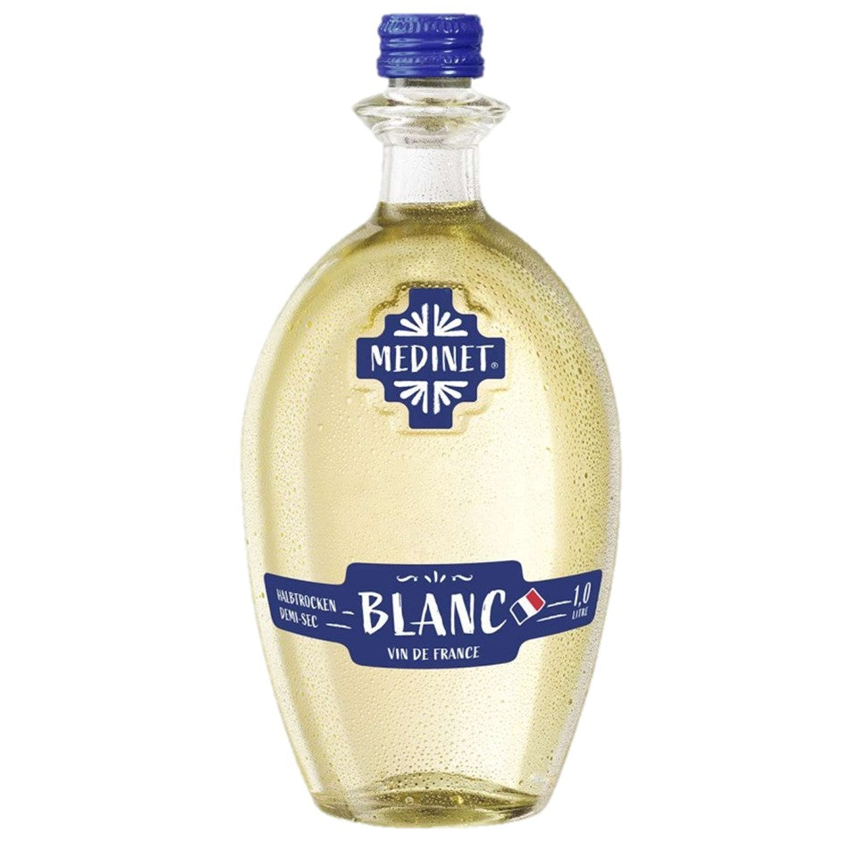 SHOP24 MEDINET ROUGE & BLANC 1000ml Red and White Wine Carton Sale(4 Bottles Rouge + 2 bottles Blanc), High quality grapes from France