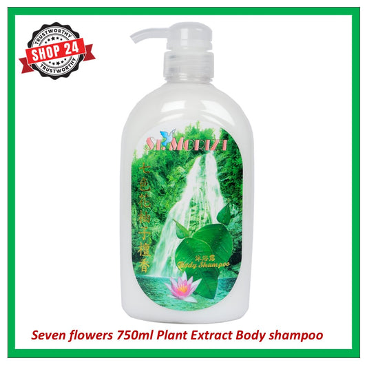 ST.MORIZT Seven Flowers Body Shampoo 750ml remove bad luck and increase your fortune promotes your popularity. refreshing and lasting aroma with amazing effect for you and your family members shop24.sg