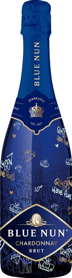 Shop24 Blue Nun Chardonnay Brut is a Sparkling Queen Edition white wine (2 bottles) your best choice for all occasions celebration and gathering 11% vol