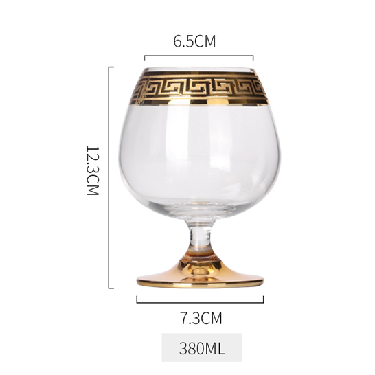 Shop24 STONE ISLAND(石岛) Venice Series lead-free crystal brandy glass (威尼斯系列白兰地杯) 2 pieces x 412ml