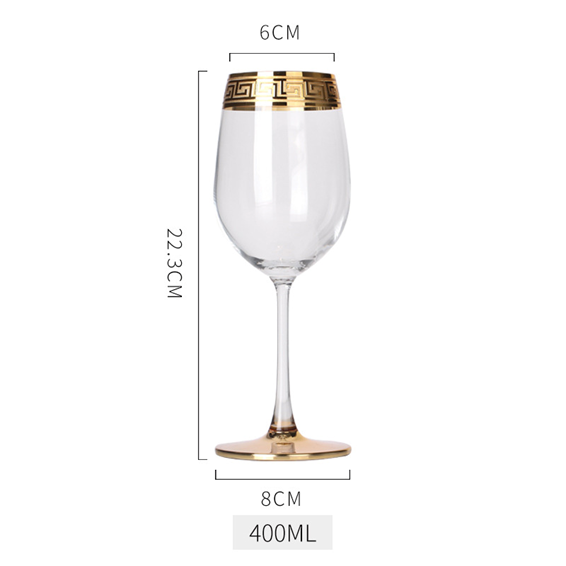 Shop24 STONE ISLAND(石岛) Venice Series lead-free crystal wine glass (威尼斯系列红酒杯) 2 pieces x 412ml